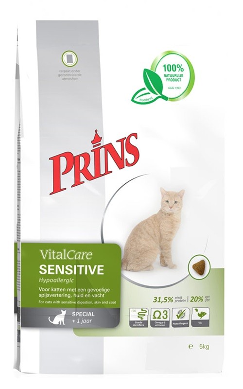 Prins VitalCare Sensitive Hypoallergenic kattfoder