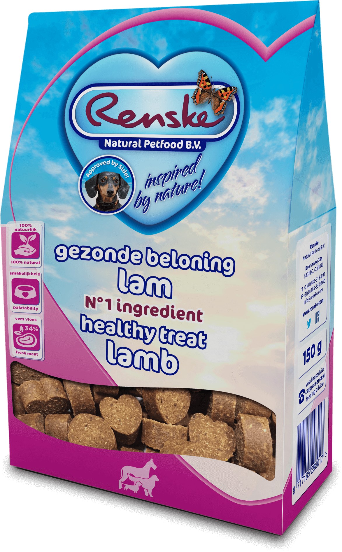 Renske Healthy Treat lamm hundgodis