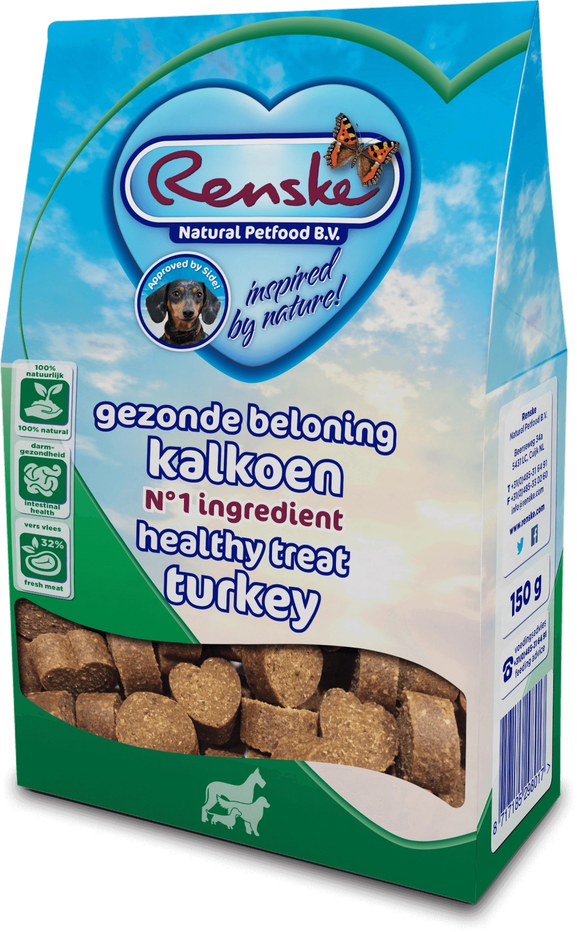 Renske Healthy Treat kalkon hundgodis