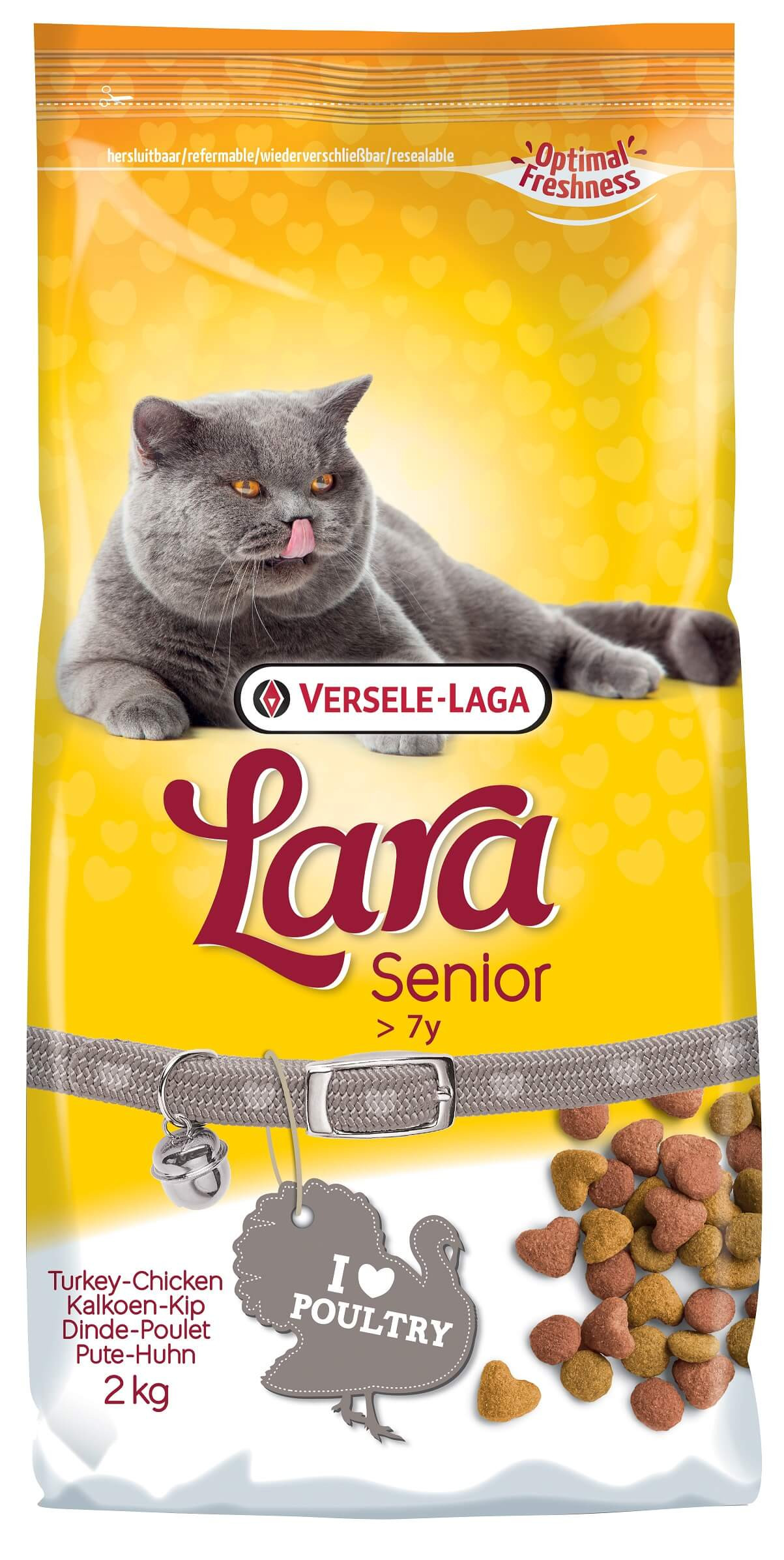 Versele-Laga Lara Senior kyckling med kalkon kattfoder