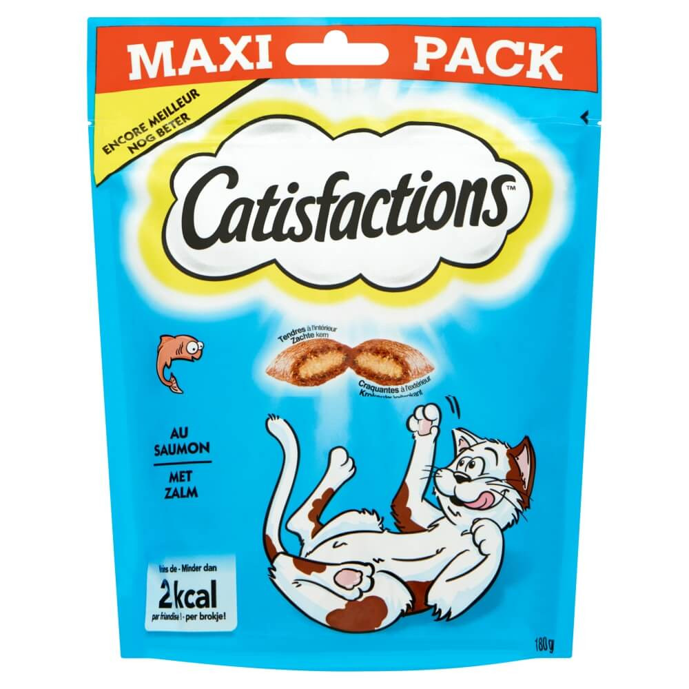 Catisfactions med lax maxipack kattgodis