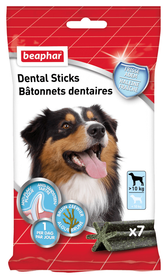 Beaphar Dental Sticks för medelstor/stor hund