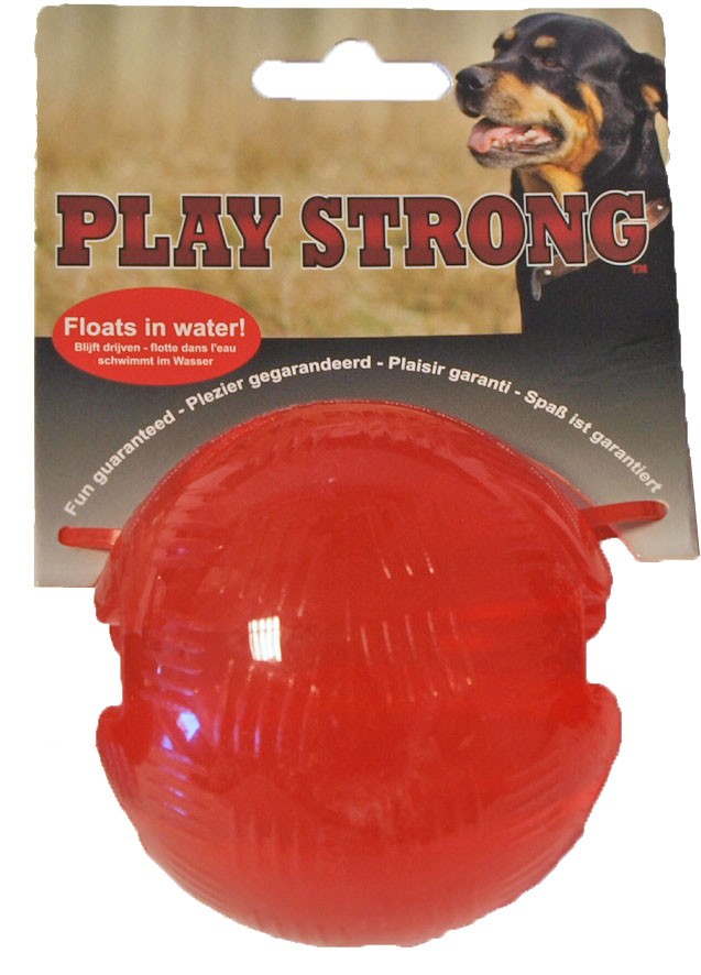 Playstrong stor gummiboll hundleksak