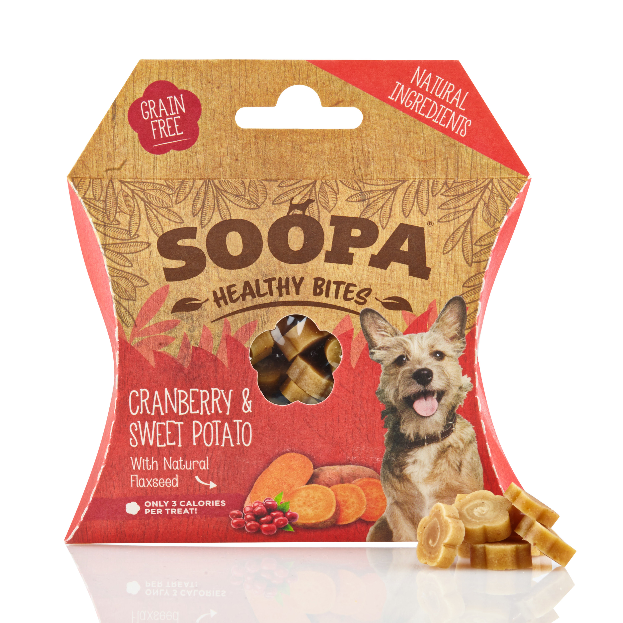 Soopa Bites Cranberry & Zoete Aardappel Hondensnack