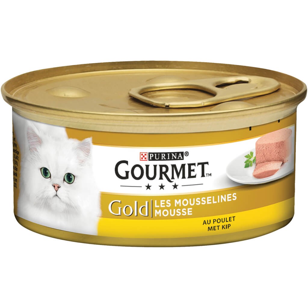 Gourmet Gold Mousse med kyckling våtfoder katt (85 g)