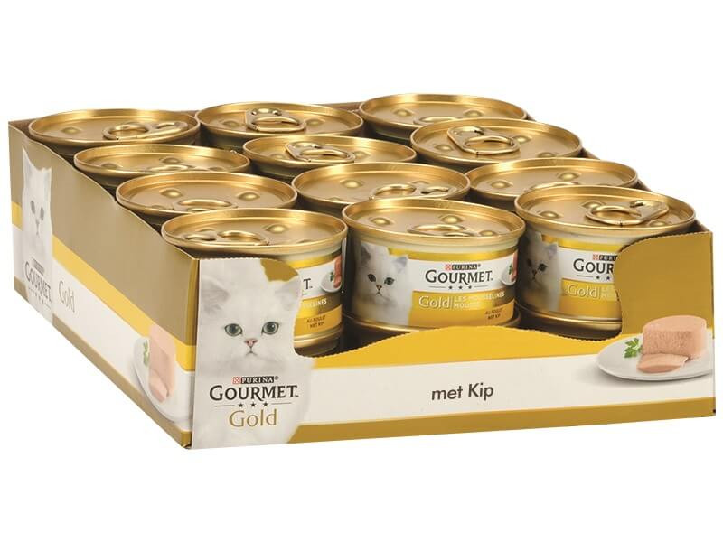 Gourmet Gold Mousse med kyckling våtfoder katt (85 g)