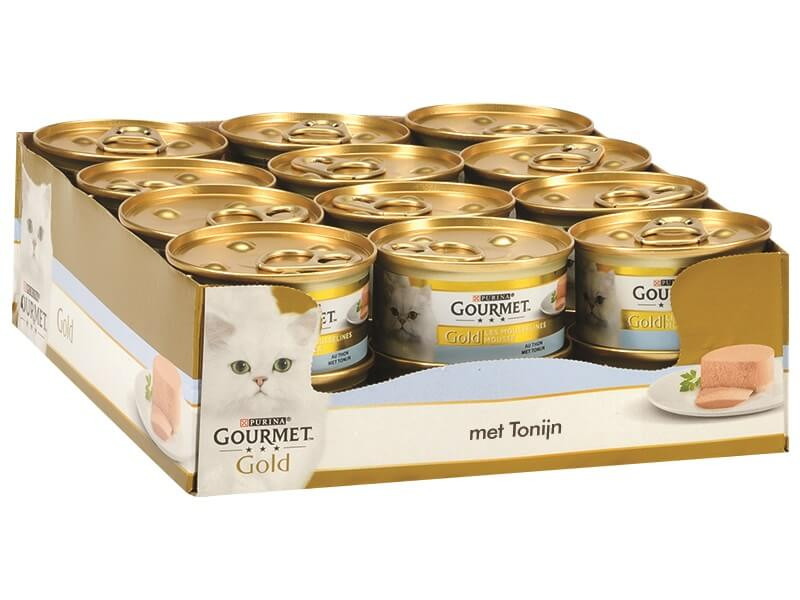 Gourmet Gold Mousse med tonfisk våtfoder katt (85 g)