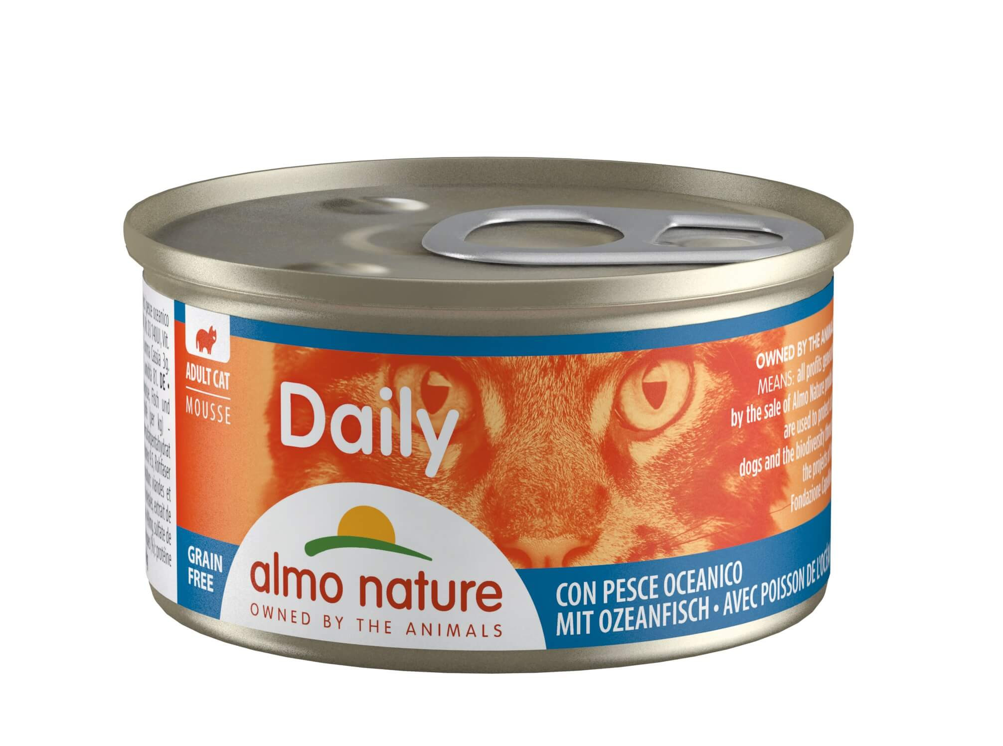 Almo Nature Daily Mousse med havsfisk våtfoder katt (85 g)