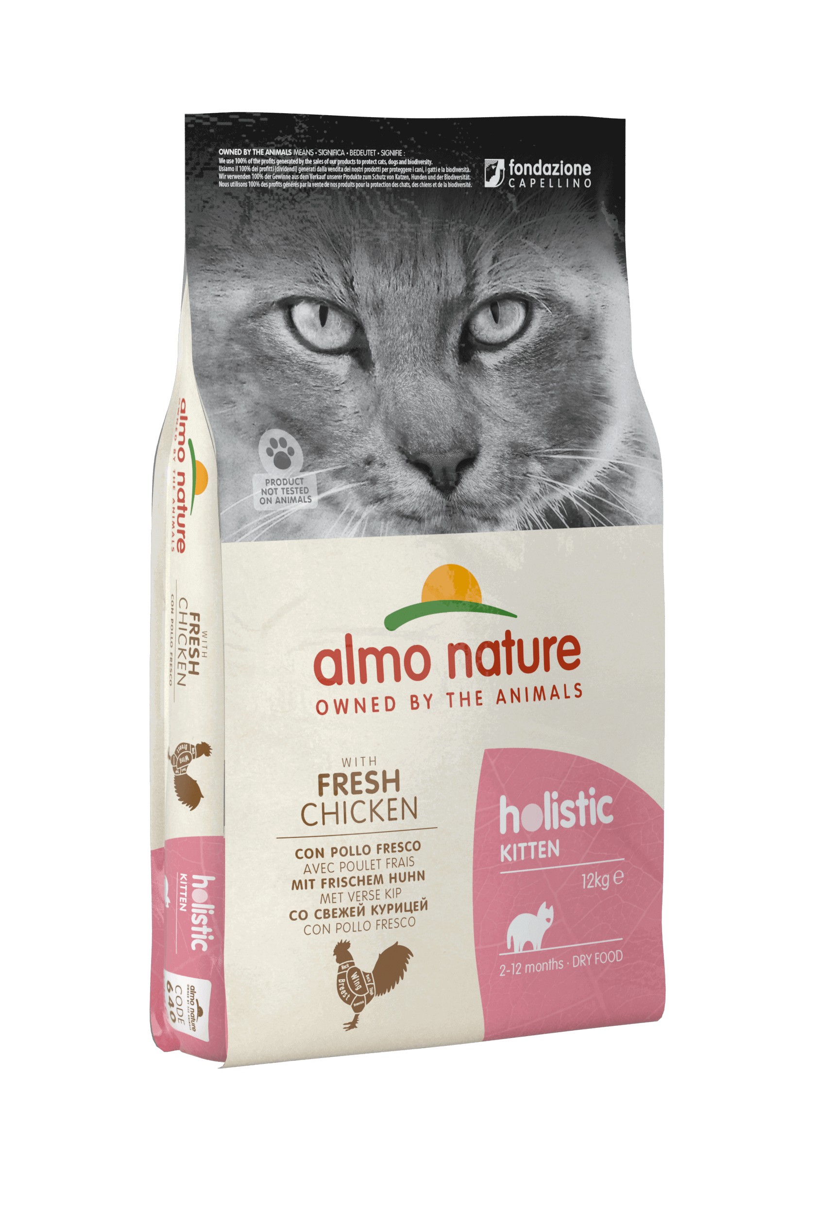 Almo Nature Kitten färsk kyckling kattfoder