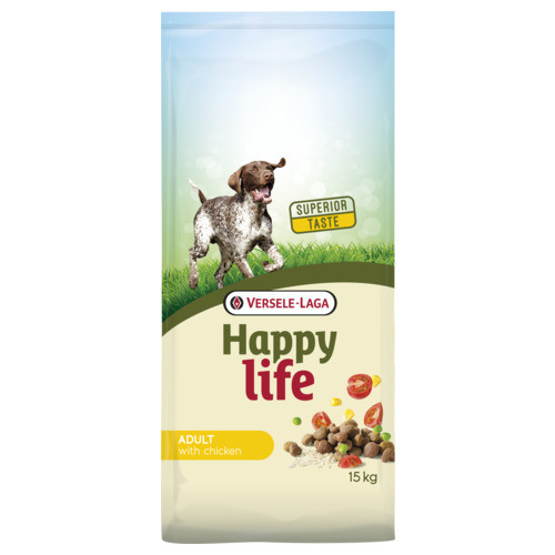 Happy Life Adult med kyckling hundfoder