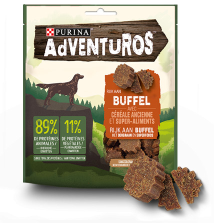 Adventuros buffelsmaak hondensnacks