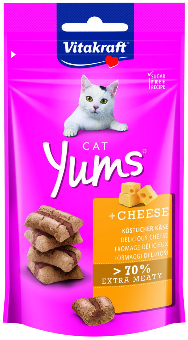 Vitakraft Cat Yums med ost kattgodis (40 g)