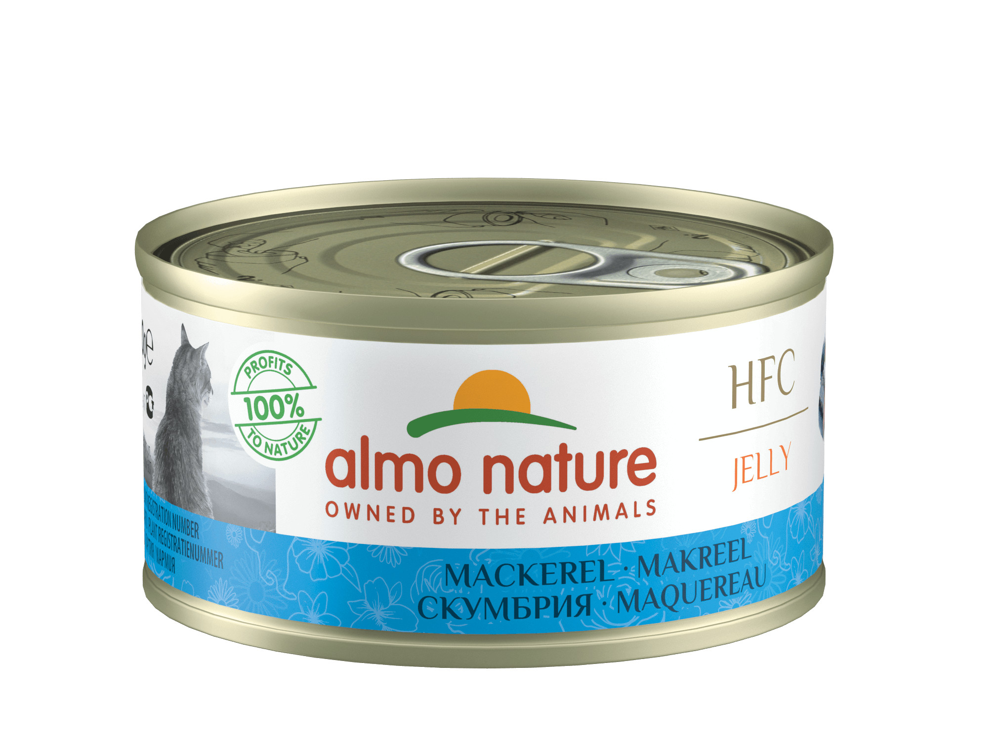 Almo Nature HFC Jelly makrill våtfoder katt (70 g)