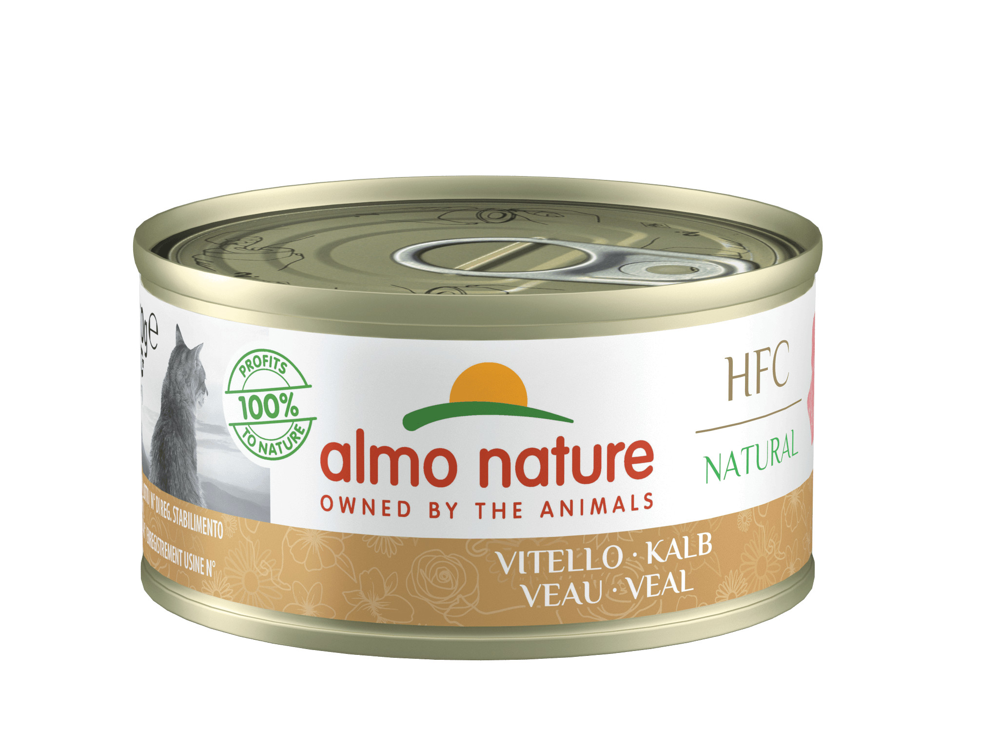 Almo Nature HFC Natural med kalv våtfoder katt (70 g)