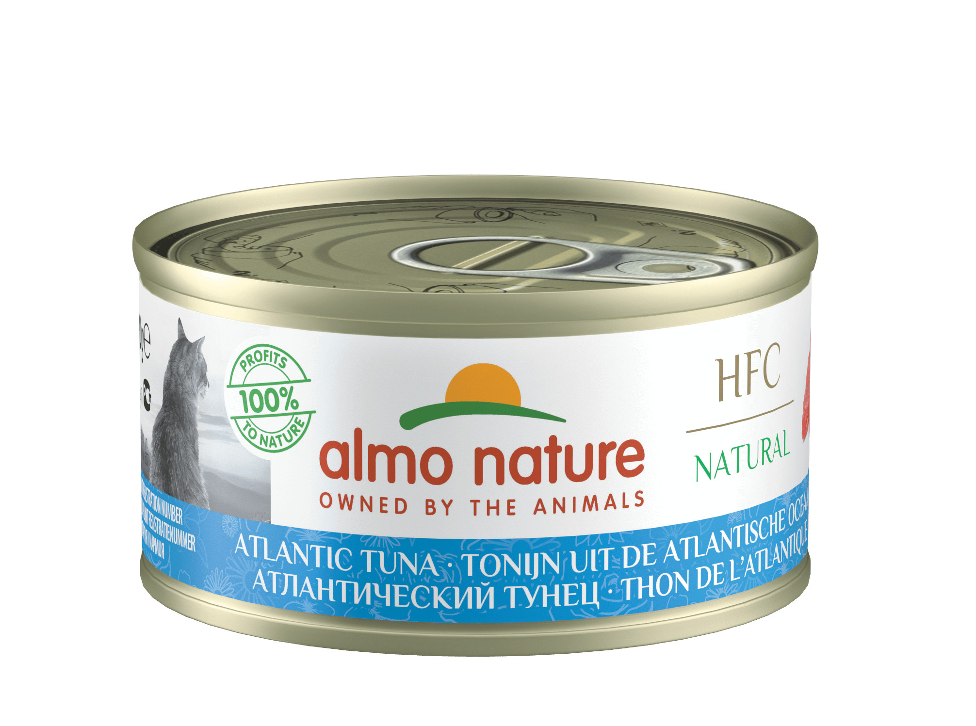 Almo Nature HFC Natural Atlantisk tonfisk våtfoder katt (70 g)