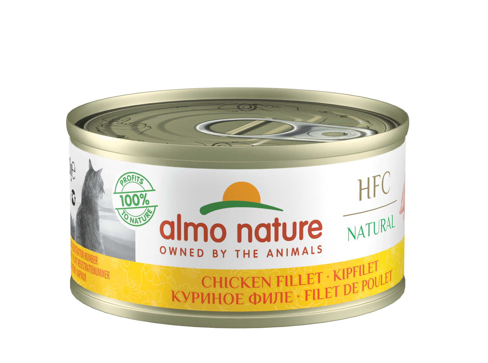 Almo Nature HFC Natural kycklingfilé våtfoder katt (70 g)