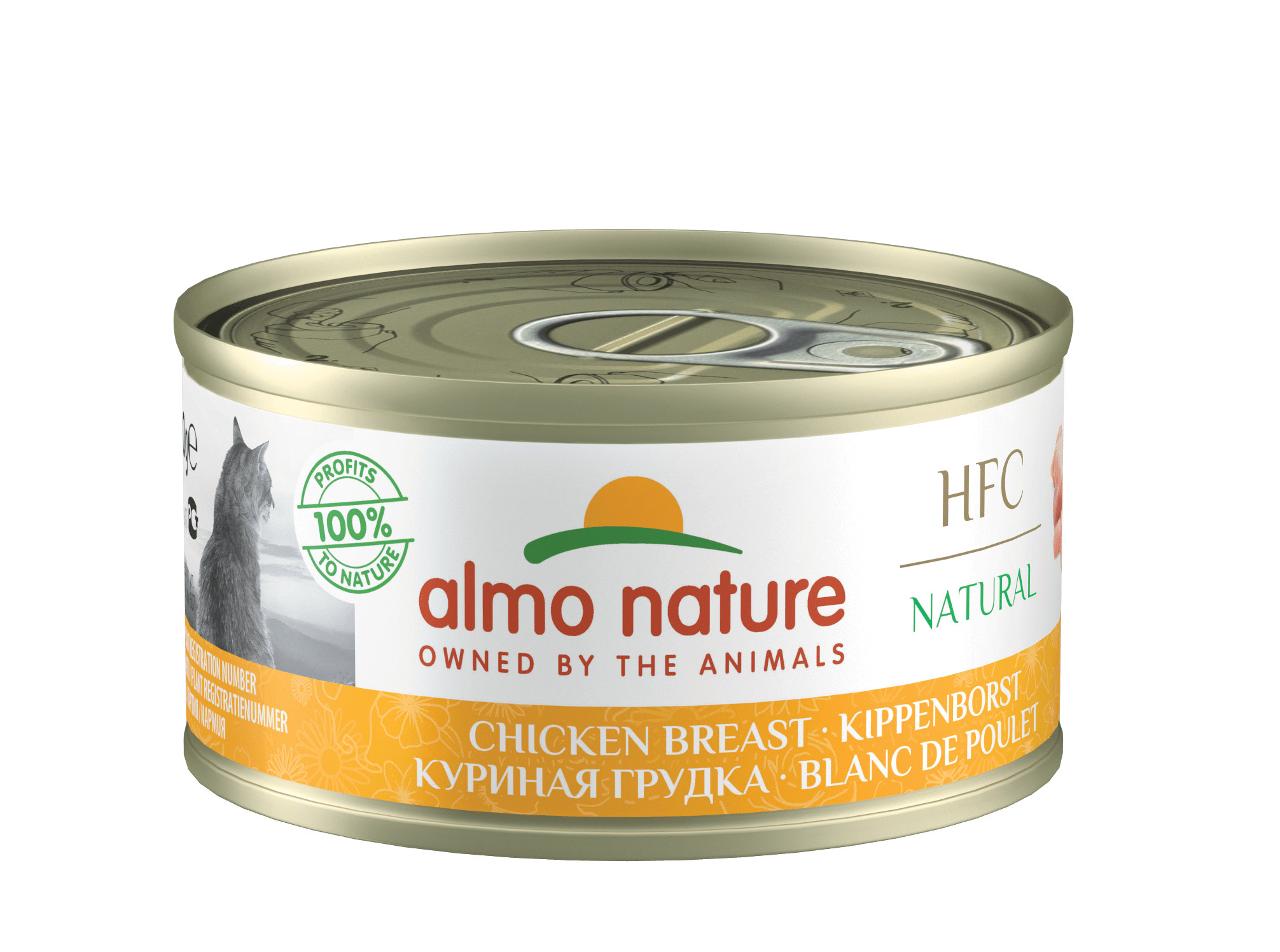 Almo Nature HFC Natural kycklingkött våtfoder katt (70 g)