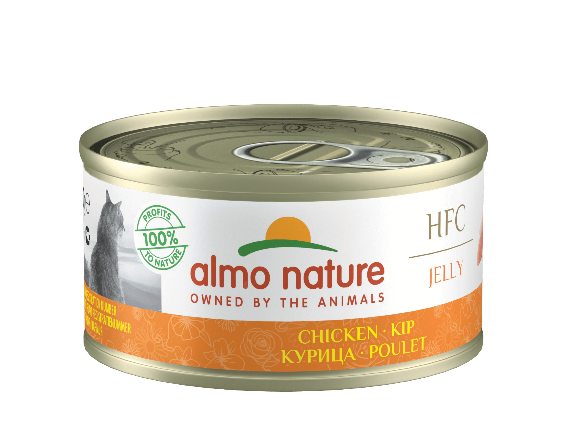 Almo Nature HFC Jelly kyckling våtfoder katt (70 g)