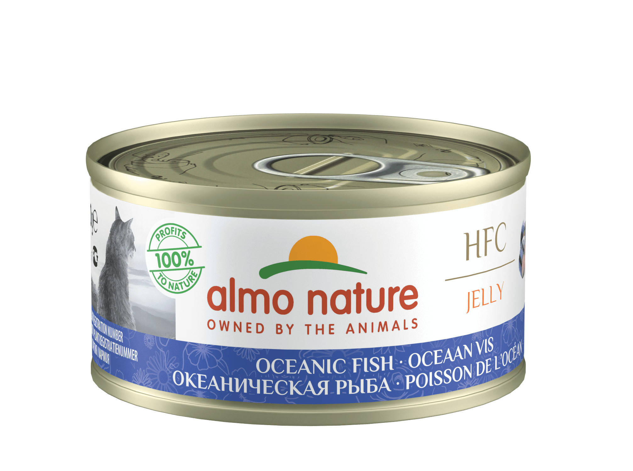 Almo Nature HFC Jelly havsfisk våtfoder katt (70 g)