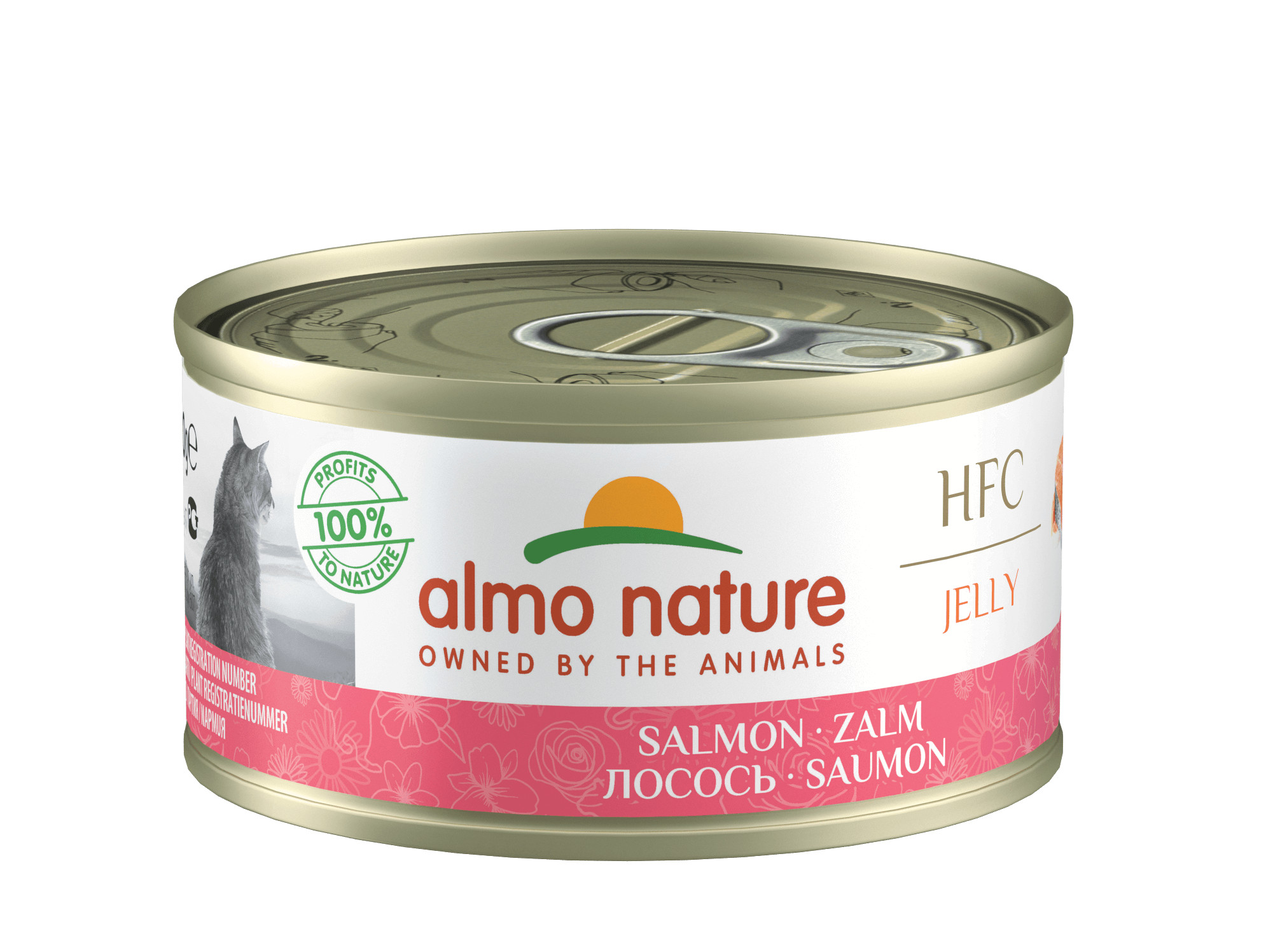 Almo Nature HFC Jelly lax våtfoder katt (70 g)