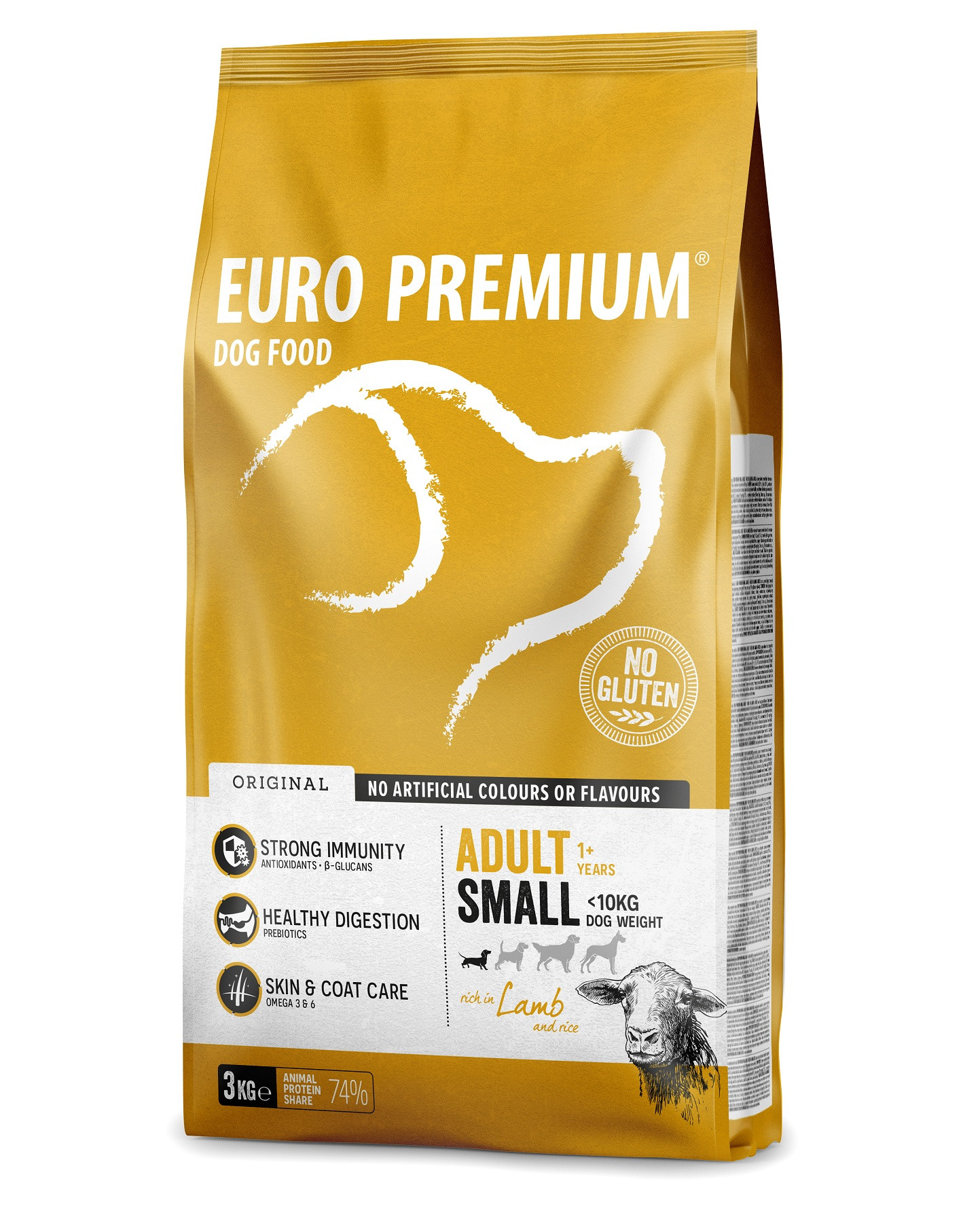 Euro Premium Adult Small w/Lamb & Rice hondenvoer