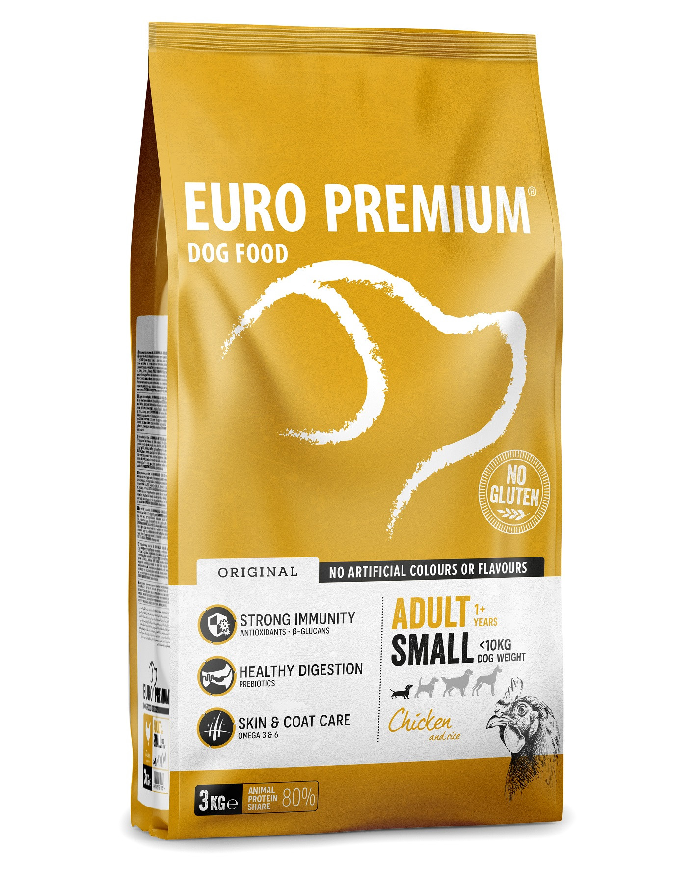 Euro Premium Small Adult Chicken & Rice hondenvoer