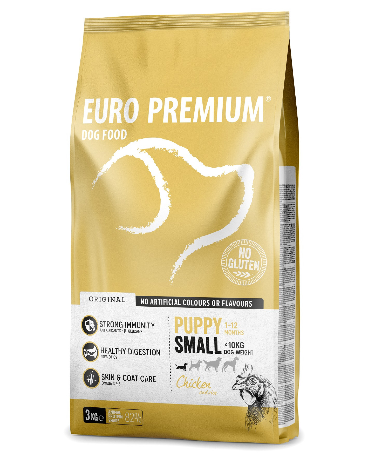 Euro Premium Puppy Small Chicken & Rice hondenvoer