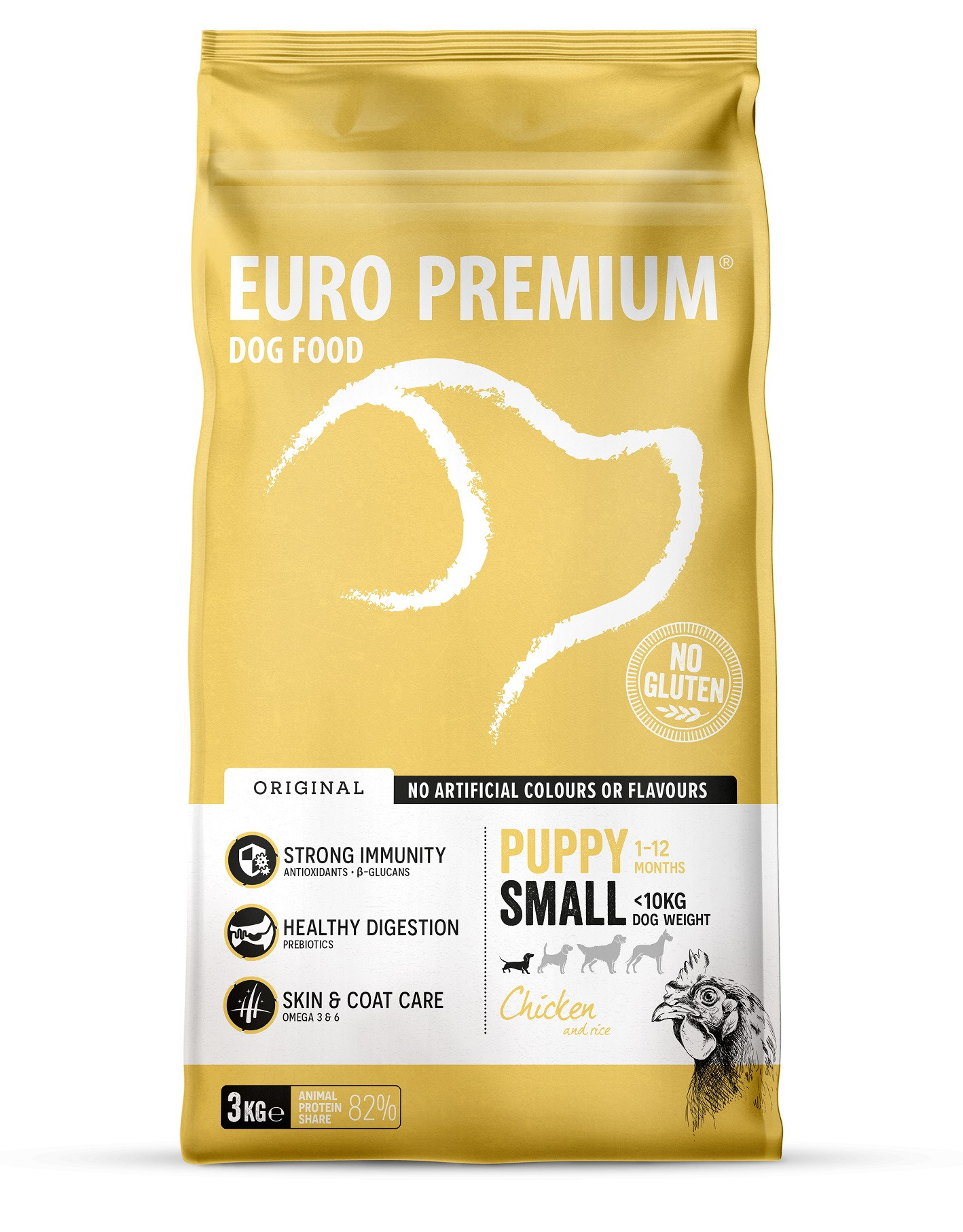 Euro Premium Puppy Small Chicken & Rice hondenvoer