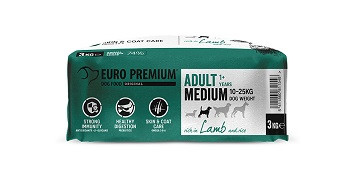 Euro Premium Medium Adult Lamb & Rice hondenvoer