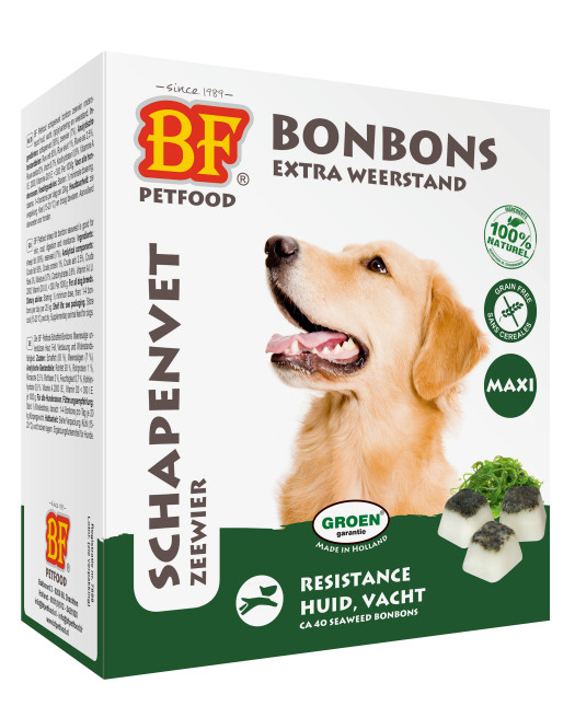 Biofood Schapenvet Maxi Bonbons met zeewier