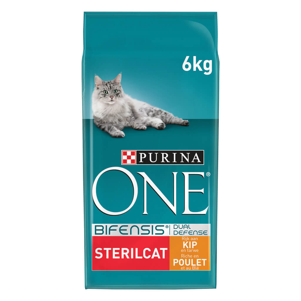 Purina One Sterilcat Kip en Tarwe kattenvoer