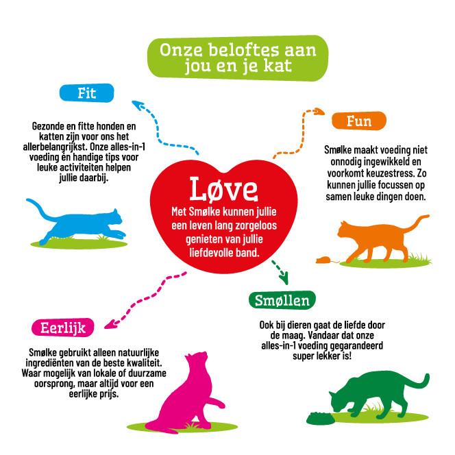 Smølke Adult met vis en rijst kattenvoer