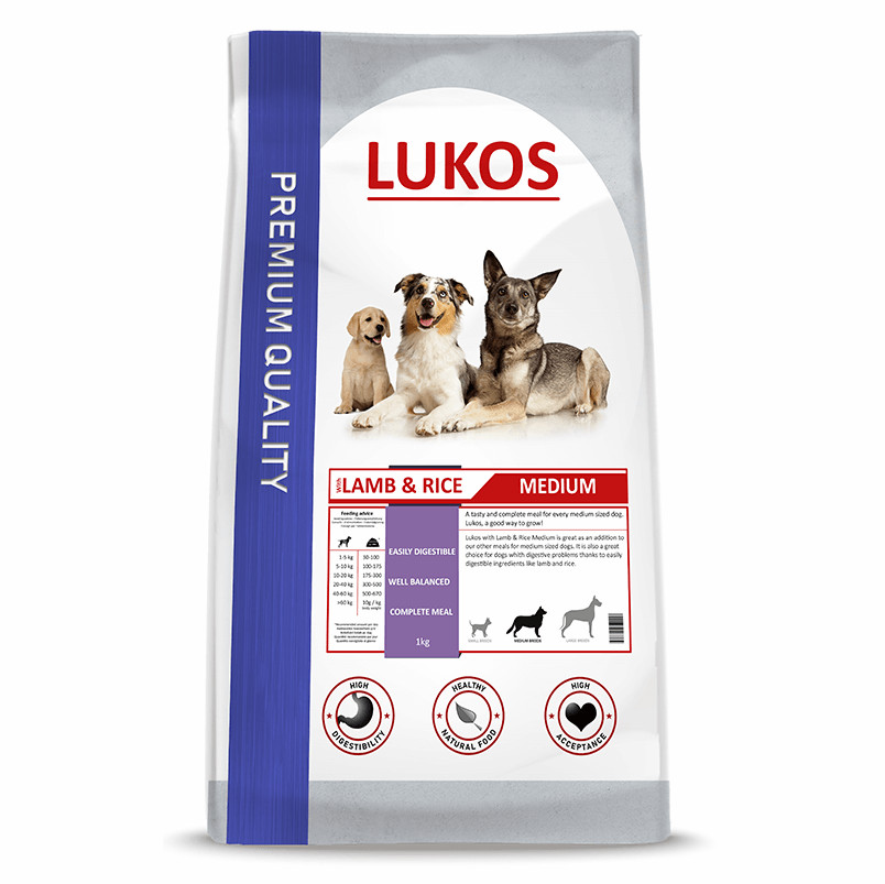 Lukos Adult Medium probeerpakket - premium hondenvoer