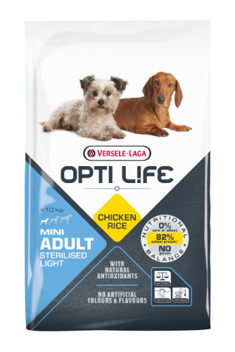 Opti Life Adult Sterilised/Light Mini hondenvoer