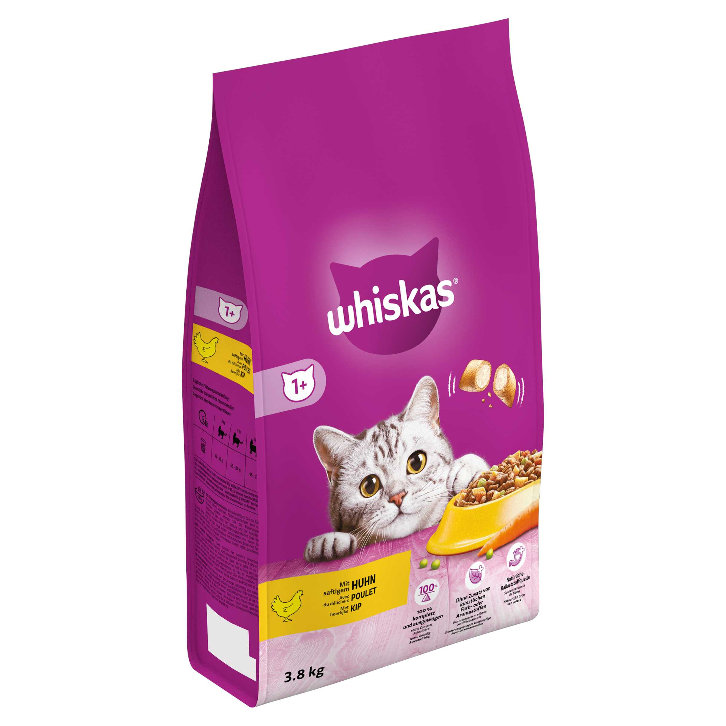 Whiskas Adult 1+ med kyckling kattfoder