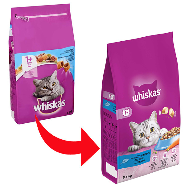 Whiskas Adult 1+ med tonfisk kattfoder