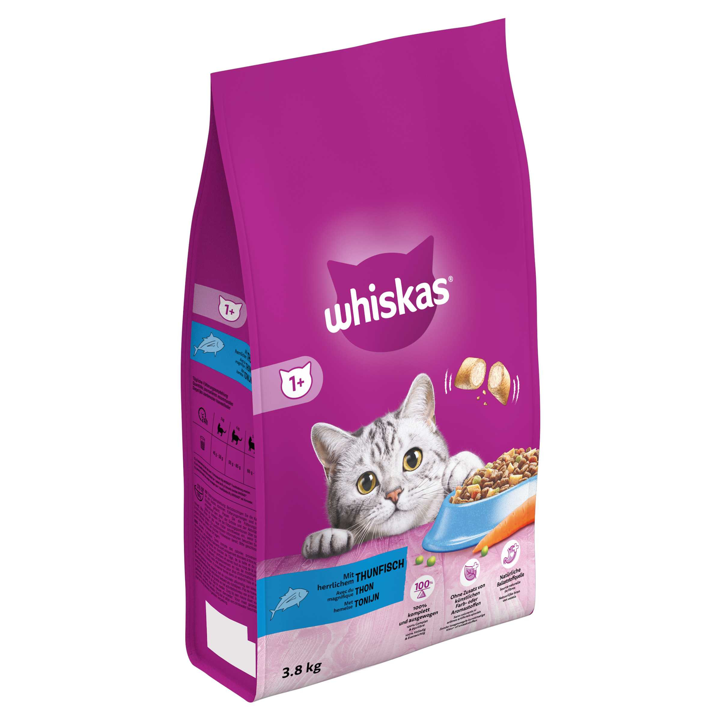 Whiskas Adult 1+ med tonfisk kattfoder