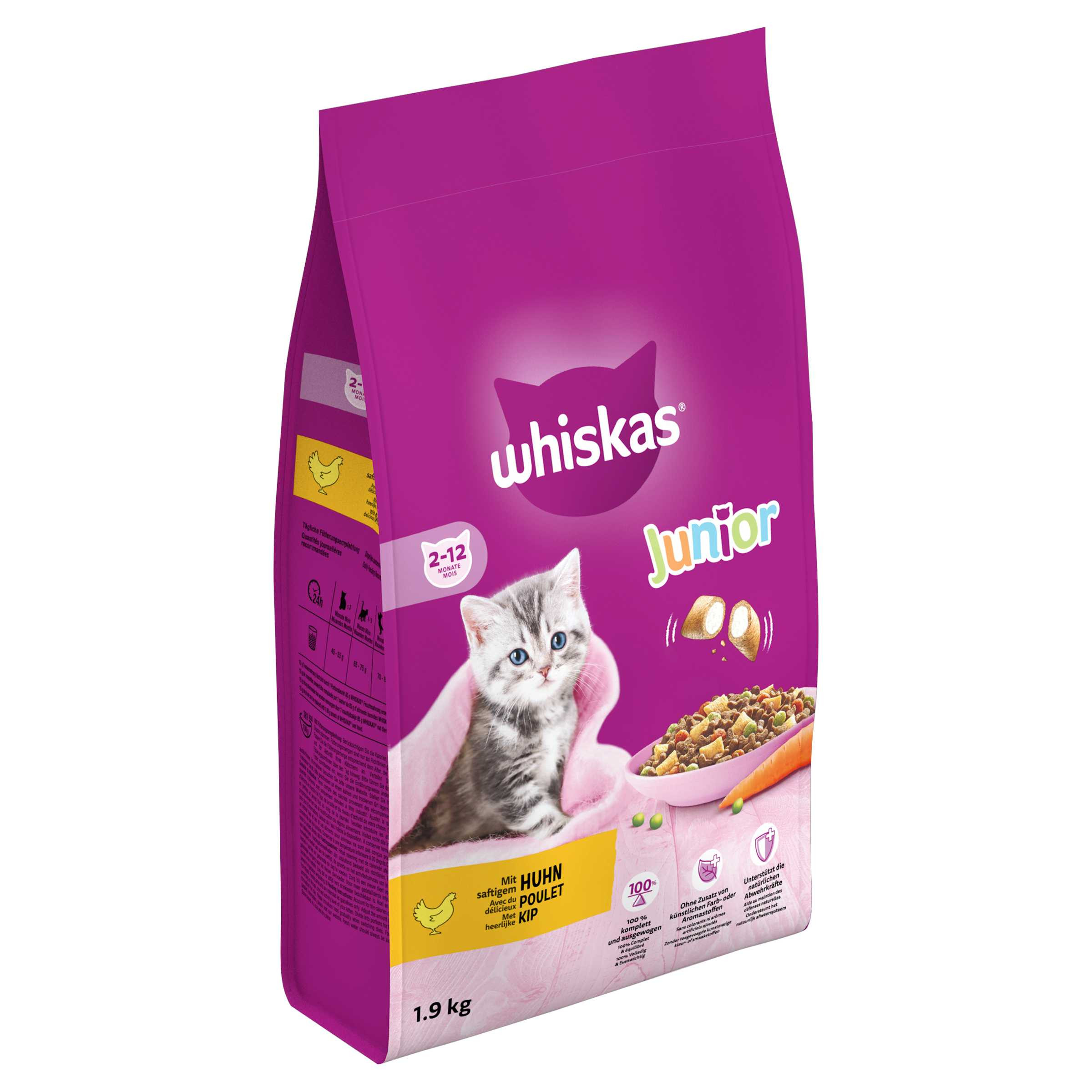 Whiskas Junior med kyckling kattungefoder