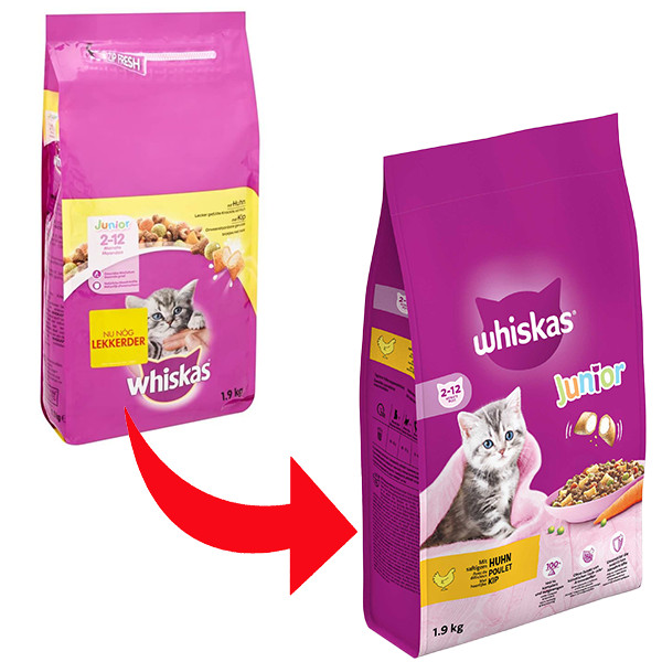 Whiskas Junior med kyckling kattungefoder