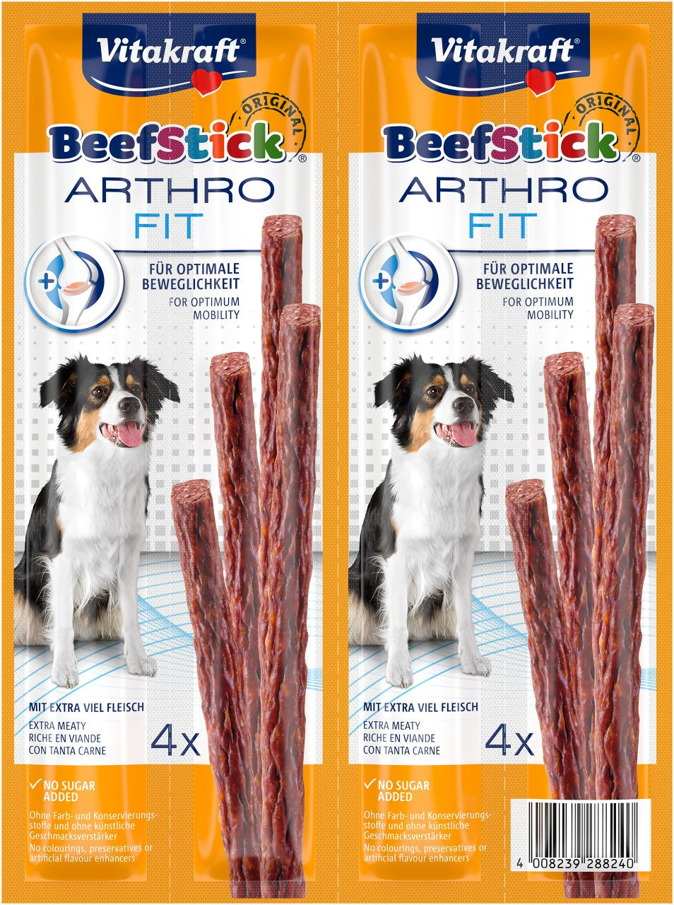 Vitakraft Beefstick Arthrofit hundgodis (4 pinnar)