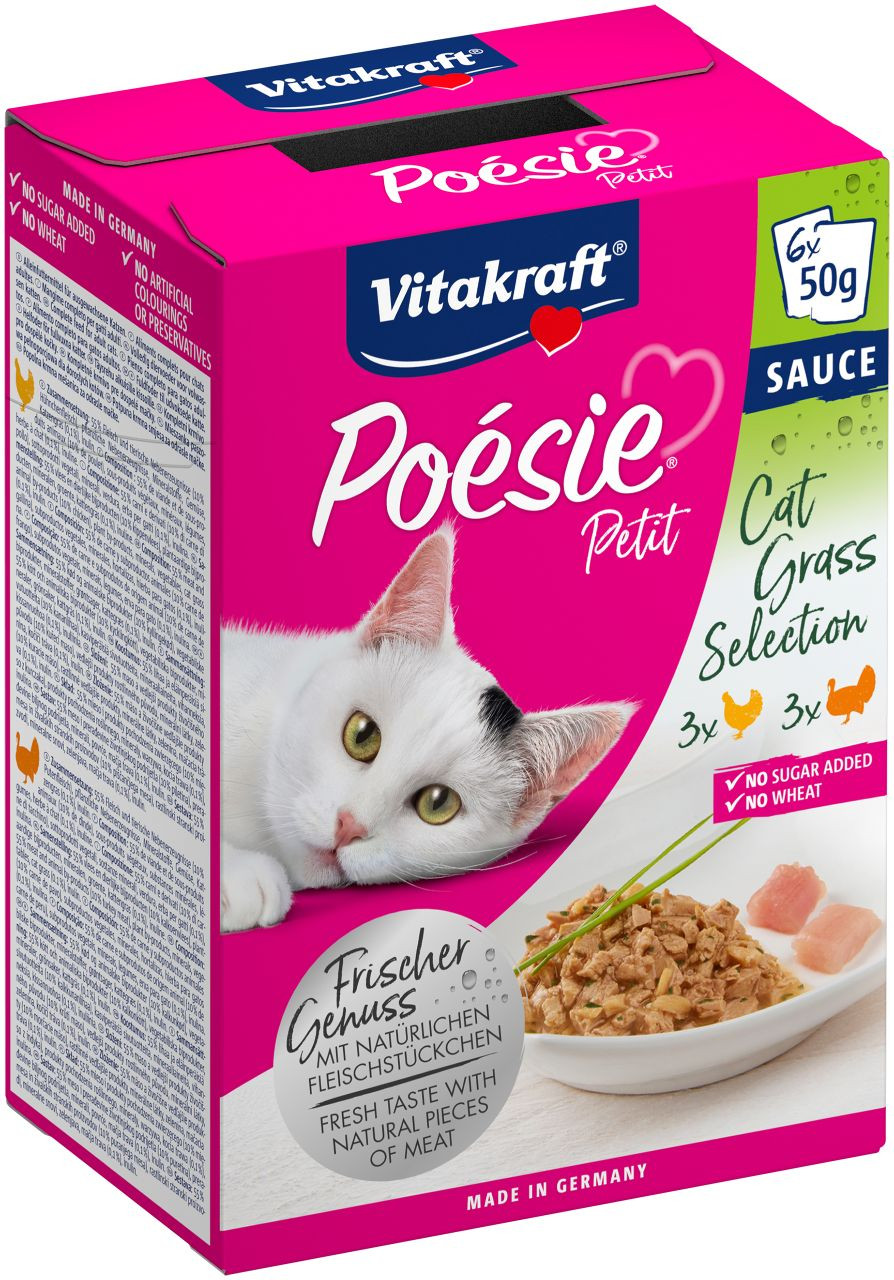 Vitakraft Poésie Petit Cat Grass Selection våtfoder katt