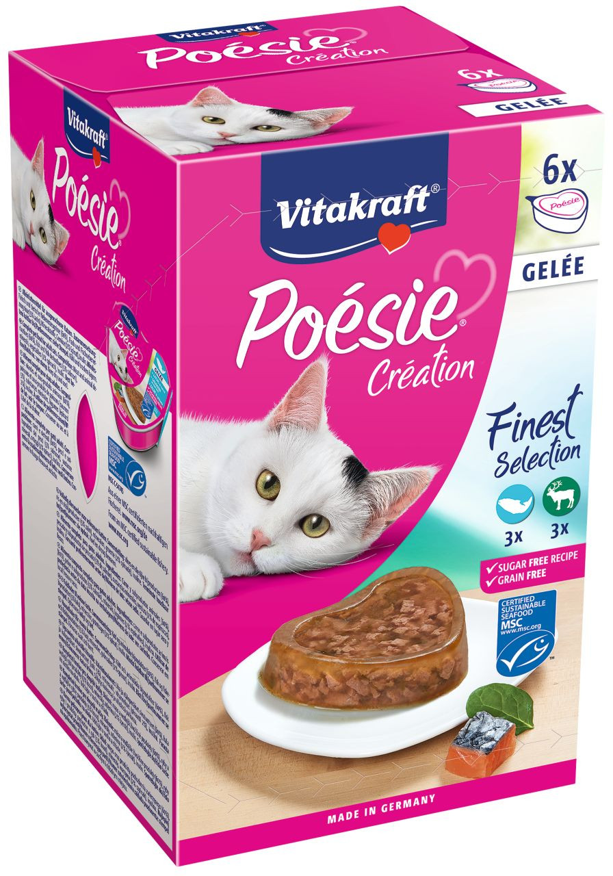 Vitakraft Poésie Création i gelé våtfoder katt multipack