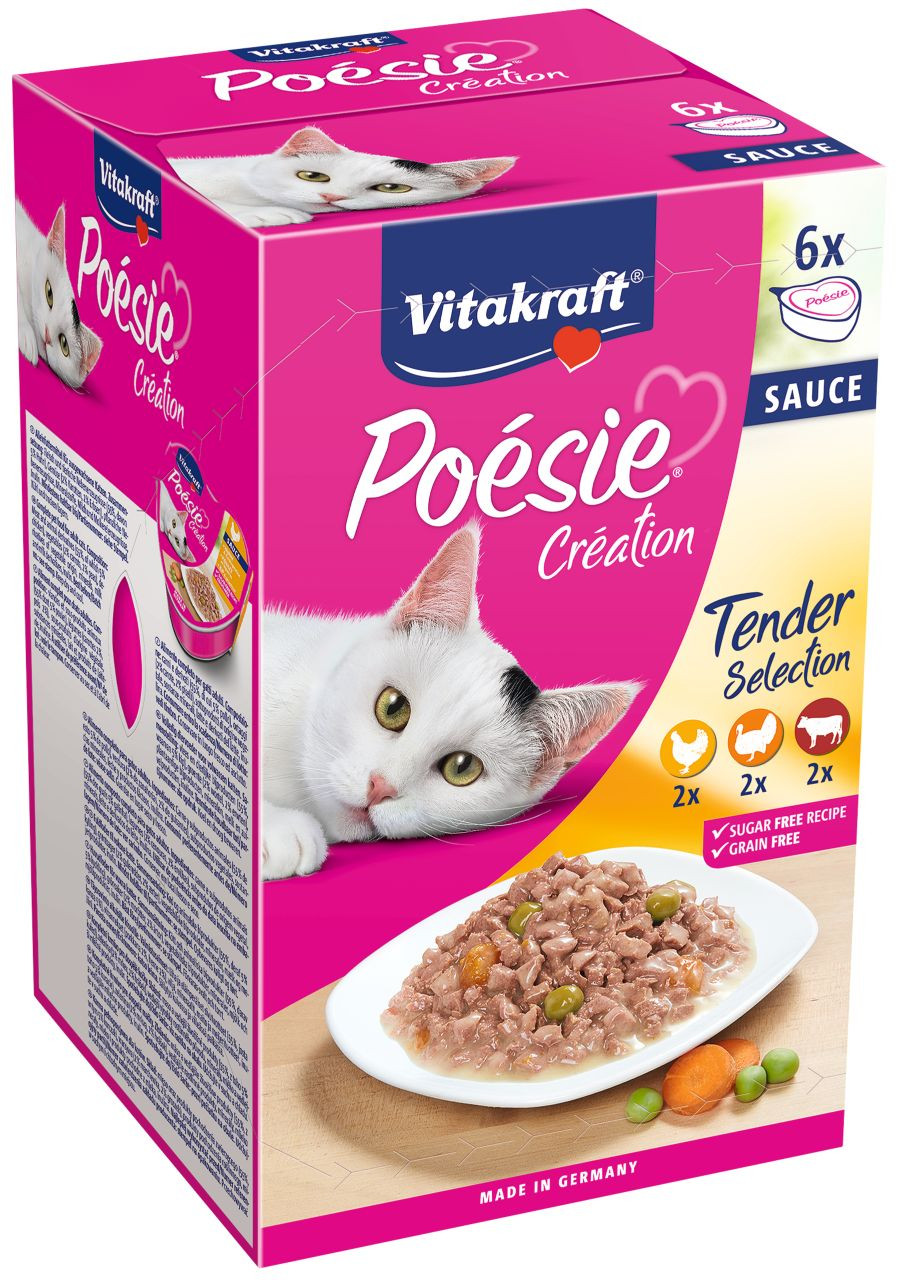 Vitakraft Poésie Création i sås våtfoder katt multipack