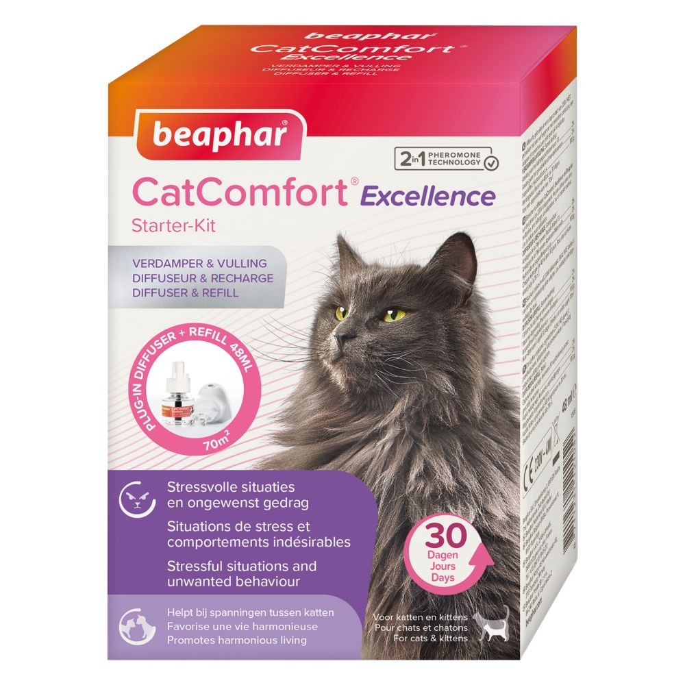 Beaphar CatComfort Excellence lugnande diffuser för katt (48 ml)