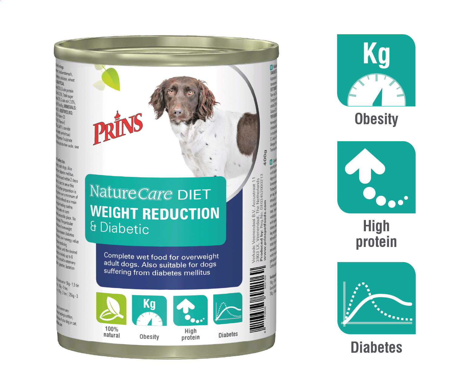 Prins NatureCare Diet Weight Reduction & Diabetic våtfoder hund