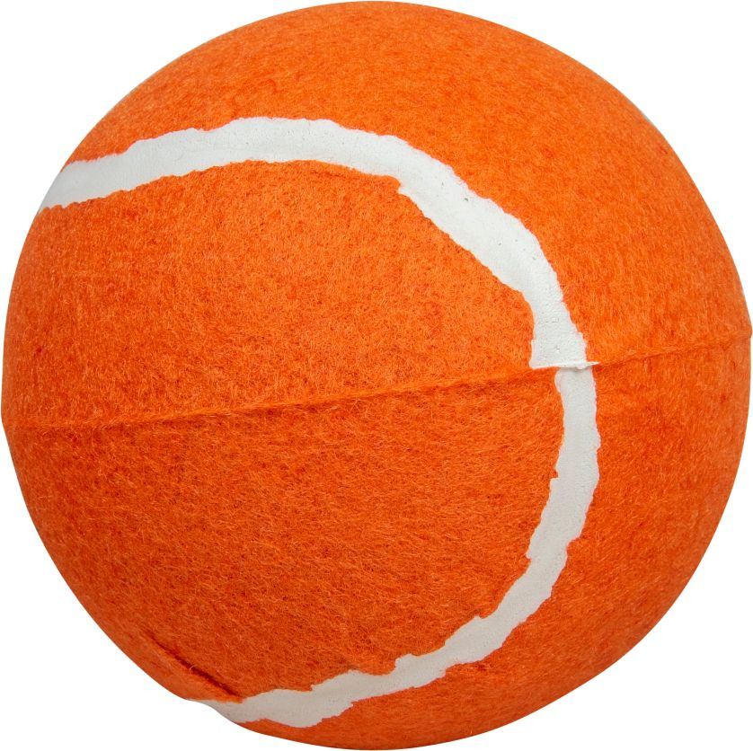 Stor tennisboll orange för hund