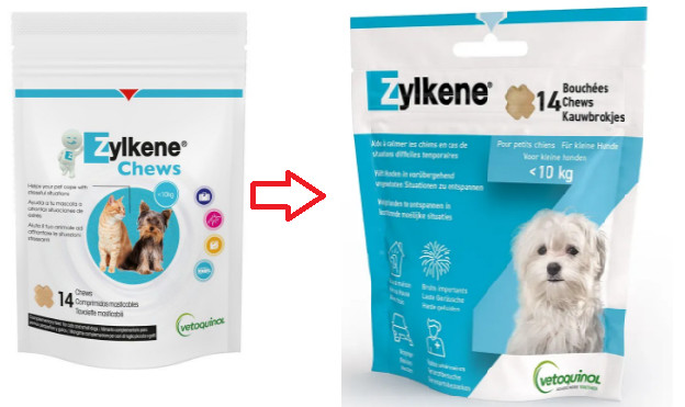 Zylkene Chews 75 mg tuggtabletter för liten hund (upp till 10 kg)