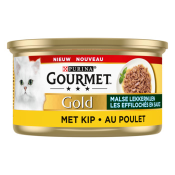 Gourmet Gold Saftiga Delikatesser med kyckling våtfoder katt (85 g)