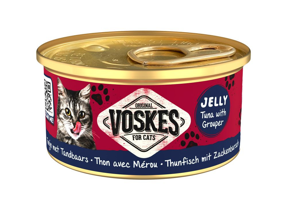 Voskes Jelly tonfisk med grouper våtfoder katt