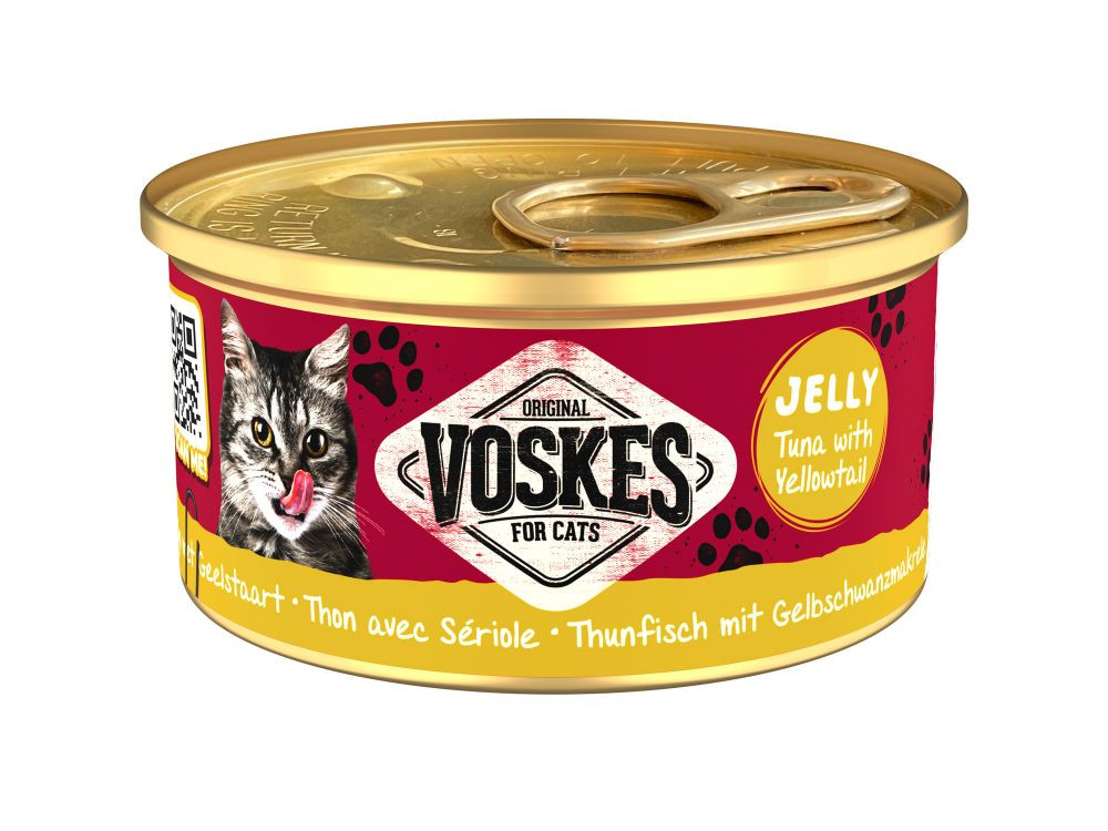 Voskes Jelly tonfisk med gulsvans våtfoder katt